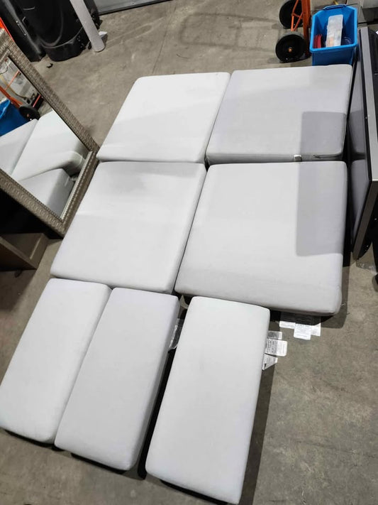 West Elm Sofa Cushions - Light Grey