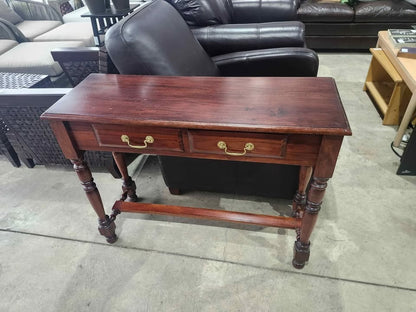 Wood Console Table with Drawers