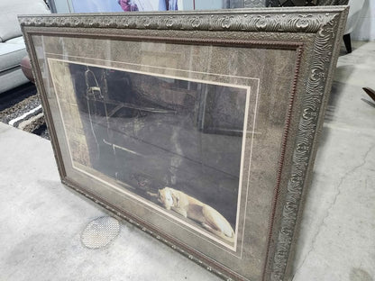 Ides of March by Andrew Wyeth - Dog Art Print Fireplace