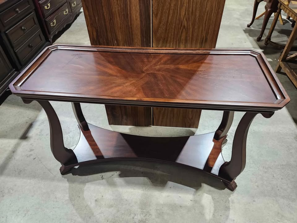 Mahogany Console Table