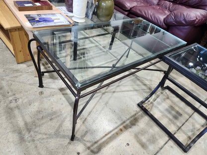 Glass Top Table Set - Coffee/Side