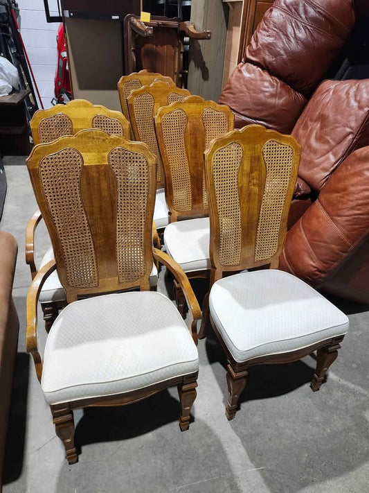 Vintage Dining Chairs Set X6