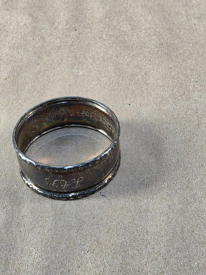 Birks Sterling Silver Napkin Ring Antique Art Deco Hallmarked 1930s