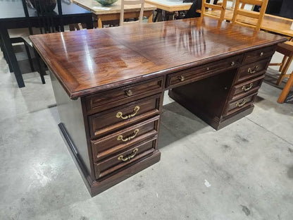 Large Wood Executive Desk