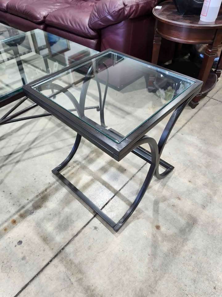 Glass Top Table Set - Coffee/Side
