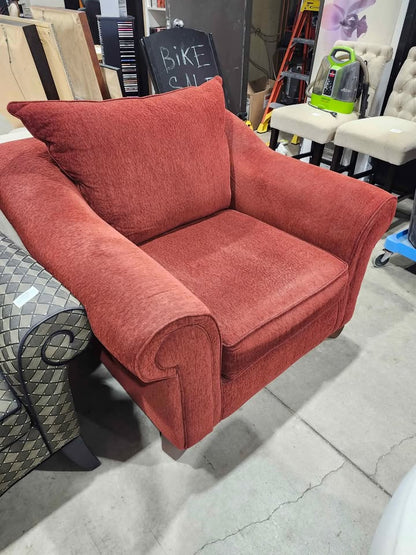 Large Red Armchair