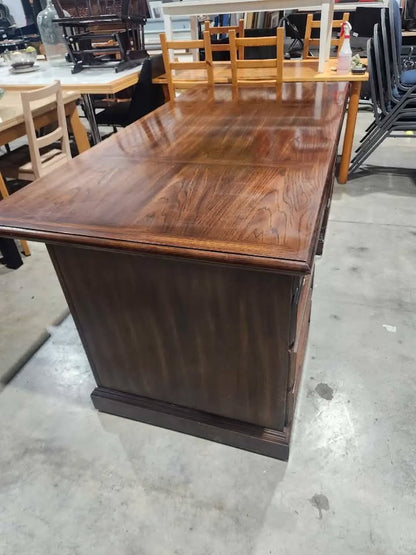 Large Wood Executive Desk