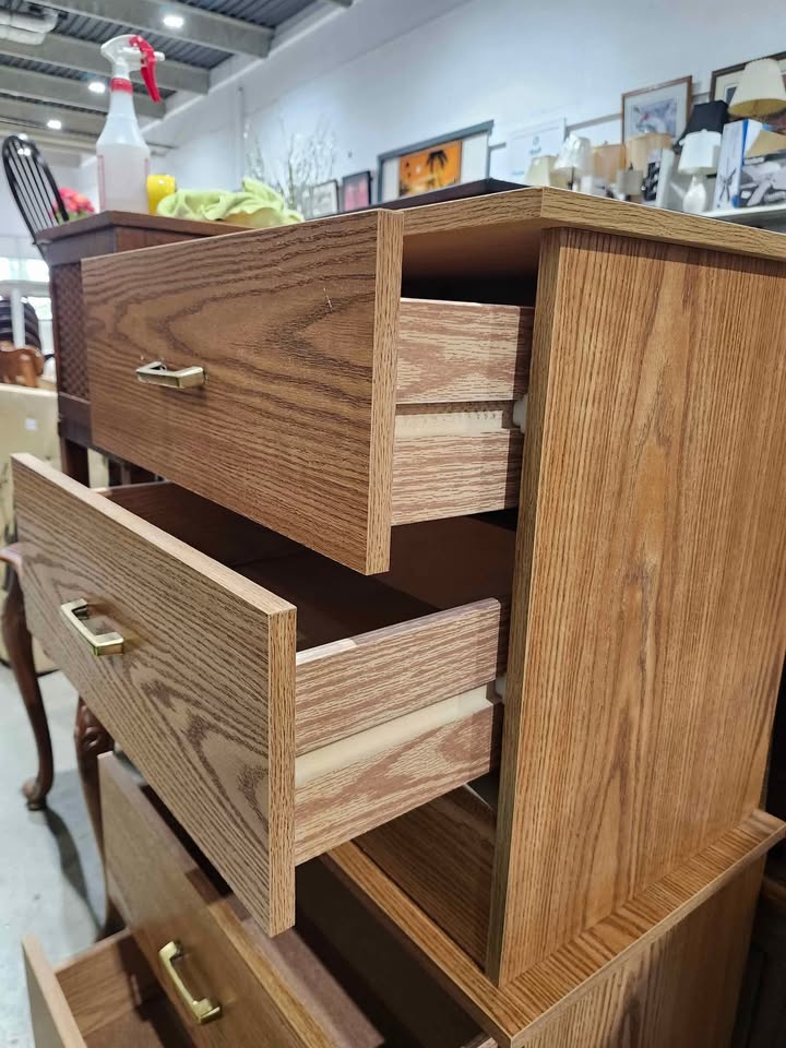 Wooden 2 Drawer Nightstand - 2 Available