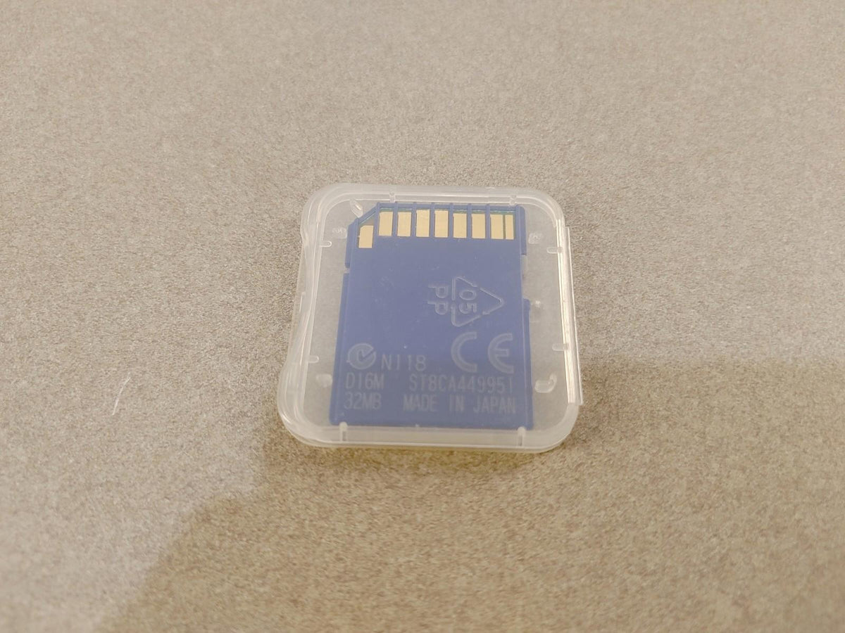 GOOD CONDITION Canon 32MB SD SD Card Blue Tested Working