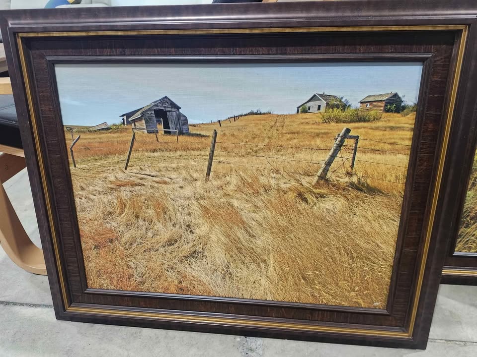 Framed Farm Landscape Prints - 3 Available