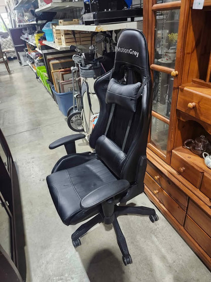 MotionGrey Black Gaming Chair