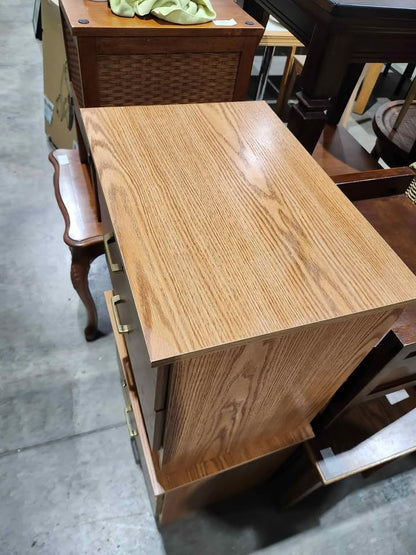 Wooden 2 Drawer Nightstand - 2 Available