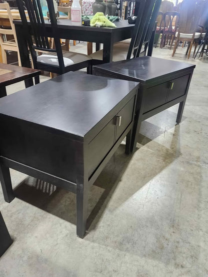 AP Industries Wooden Night Stand Pair