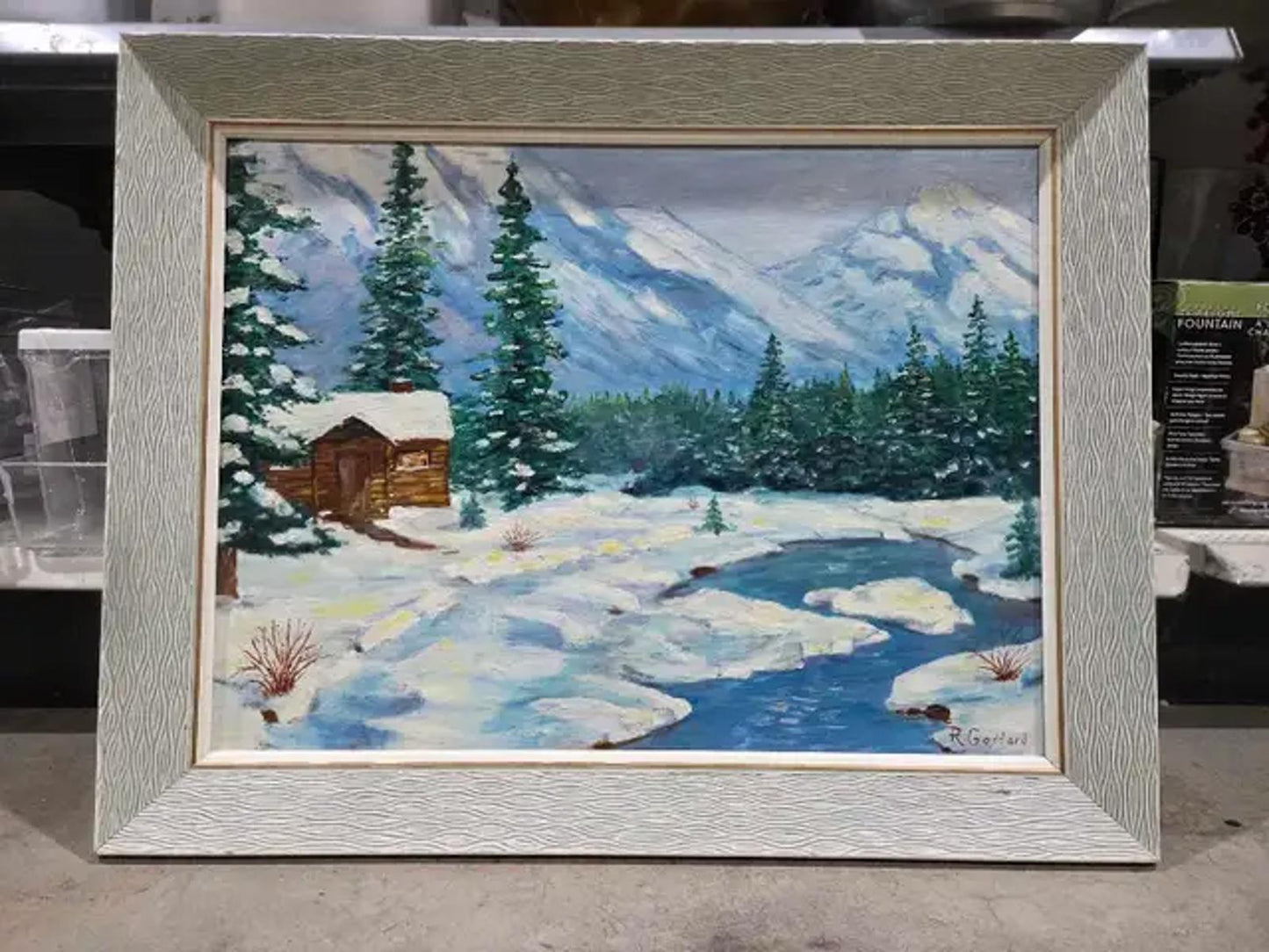 R. Goddard Original Winter Painting