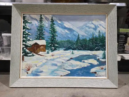 R. Goddard Original Winter Painting