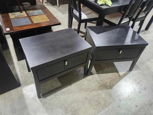 AP Industries Wooden Night Stand Pair