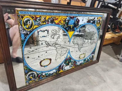 World Map Mirror