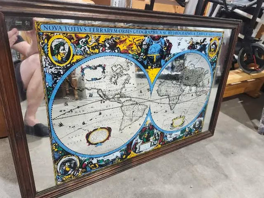 World Map Mirror