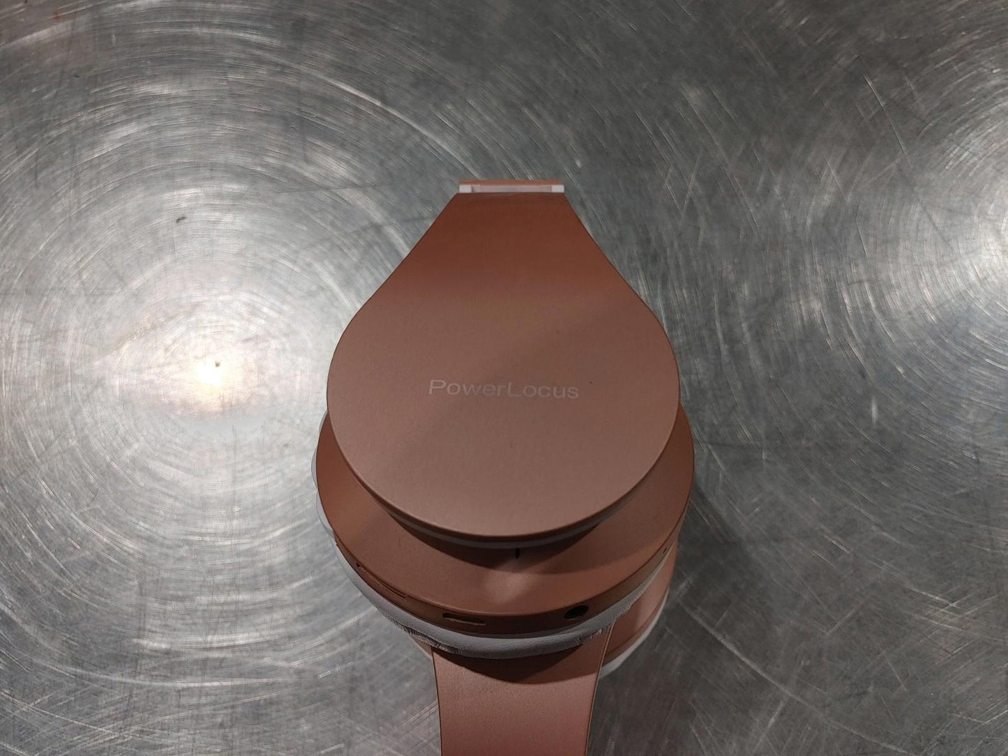 Excellent Condition PowerLocus Rose Gold On-Ear Bluetooth Wireless Headphones