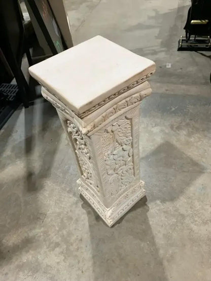 Floral Plant Pedestal