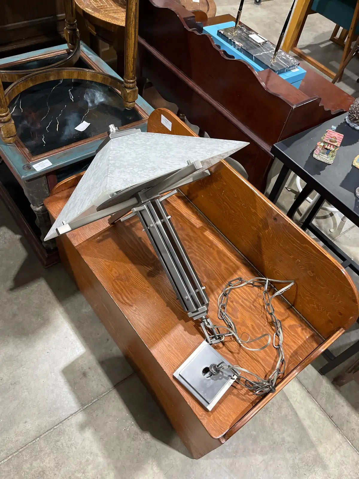 Inverted Pyramid Pendant fixture Ceiling Light