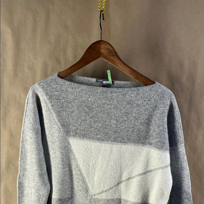Vince Women’s Gray Geometric Sweater (Size S)