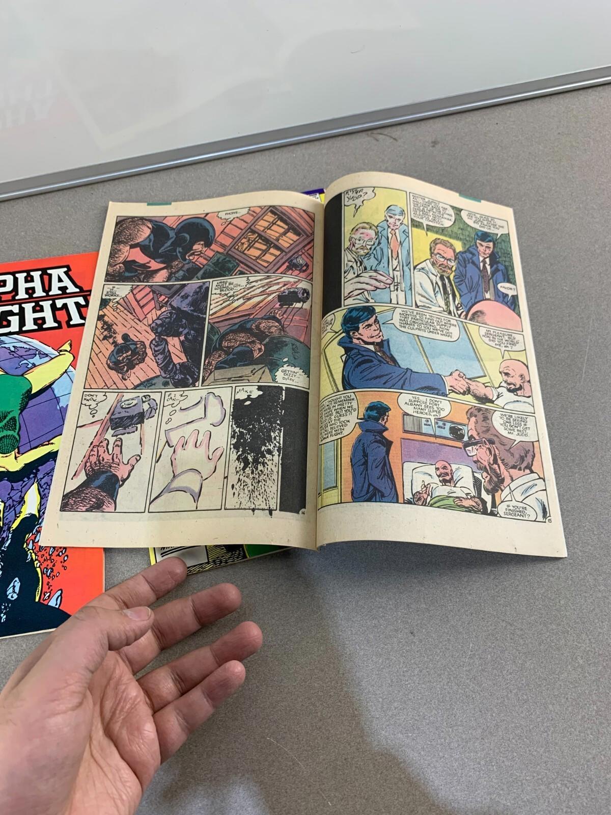 Lot of 3 Marvel Comics - Alpha Flight #2, 4 & 5 (1983) - John Byrne Bronze Age