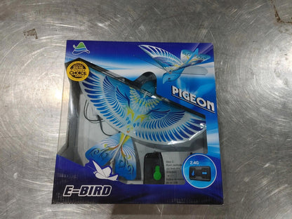 EXCELLENT CONDITION In Box Pigeon E-Bird Wireless Flying Bird Toy Blue