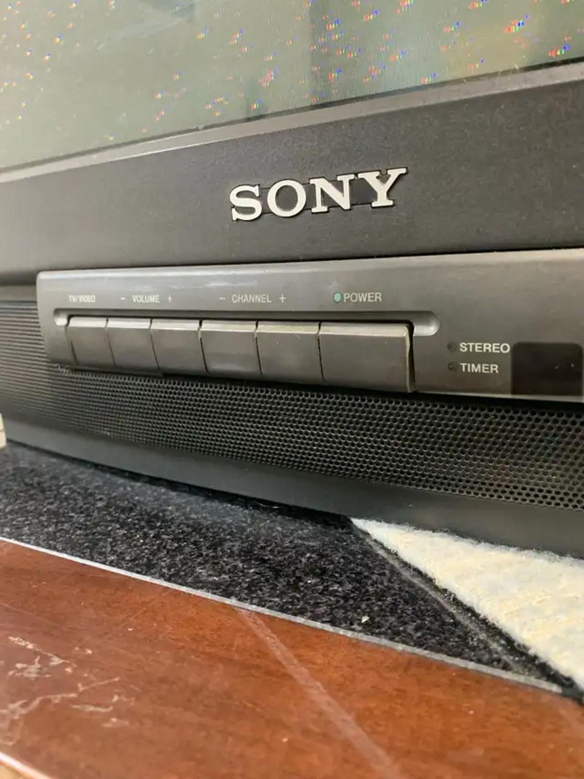 Retro Colour Sony Television