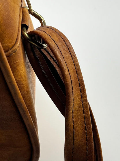 Vintage Leather Travel Bag Laurentian II Weekender Small Luggage