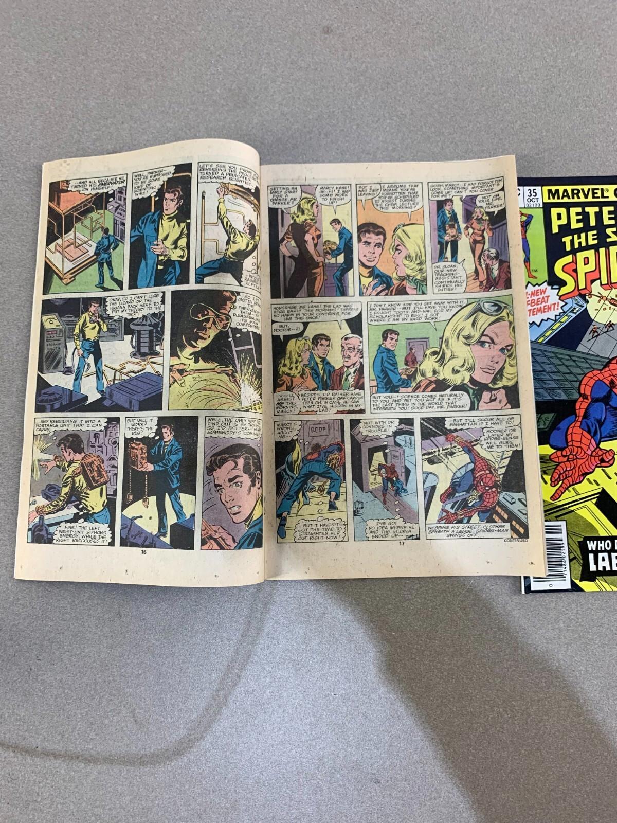 Lot of 2 Marvel Comics - The Spectacular Spider-Man #34 & #35
