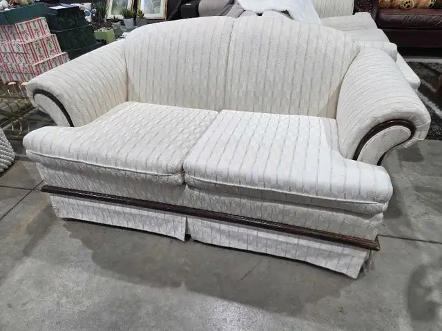 Vintage Cream Loveseat