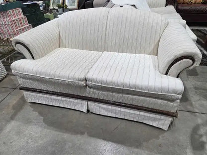 Vintage Cream Loveseat