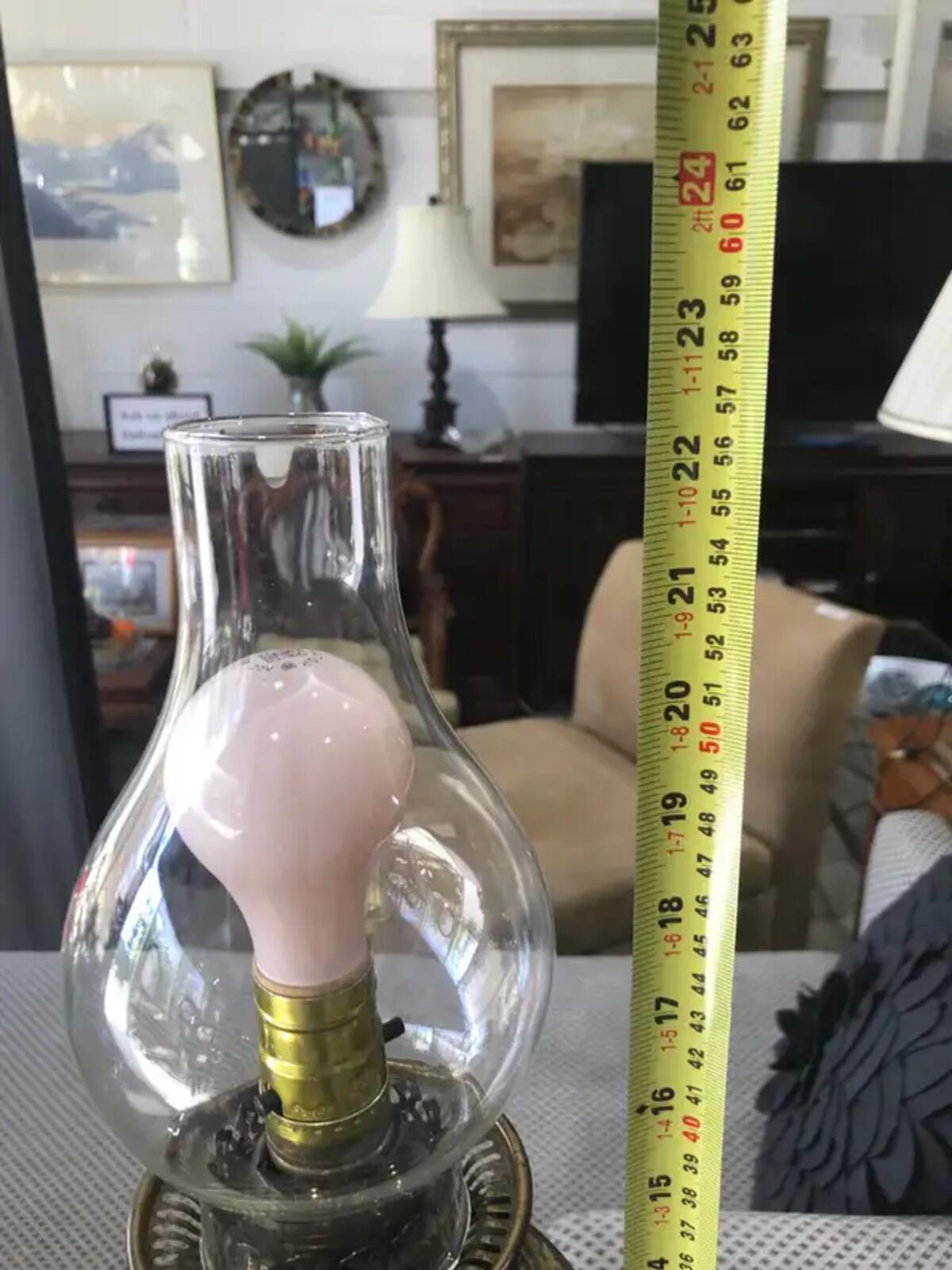 Retro Brass Electrical Oil Lamp