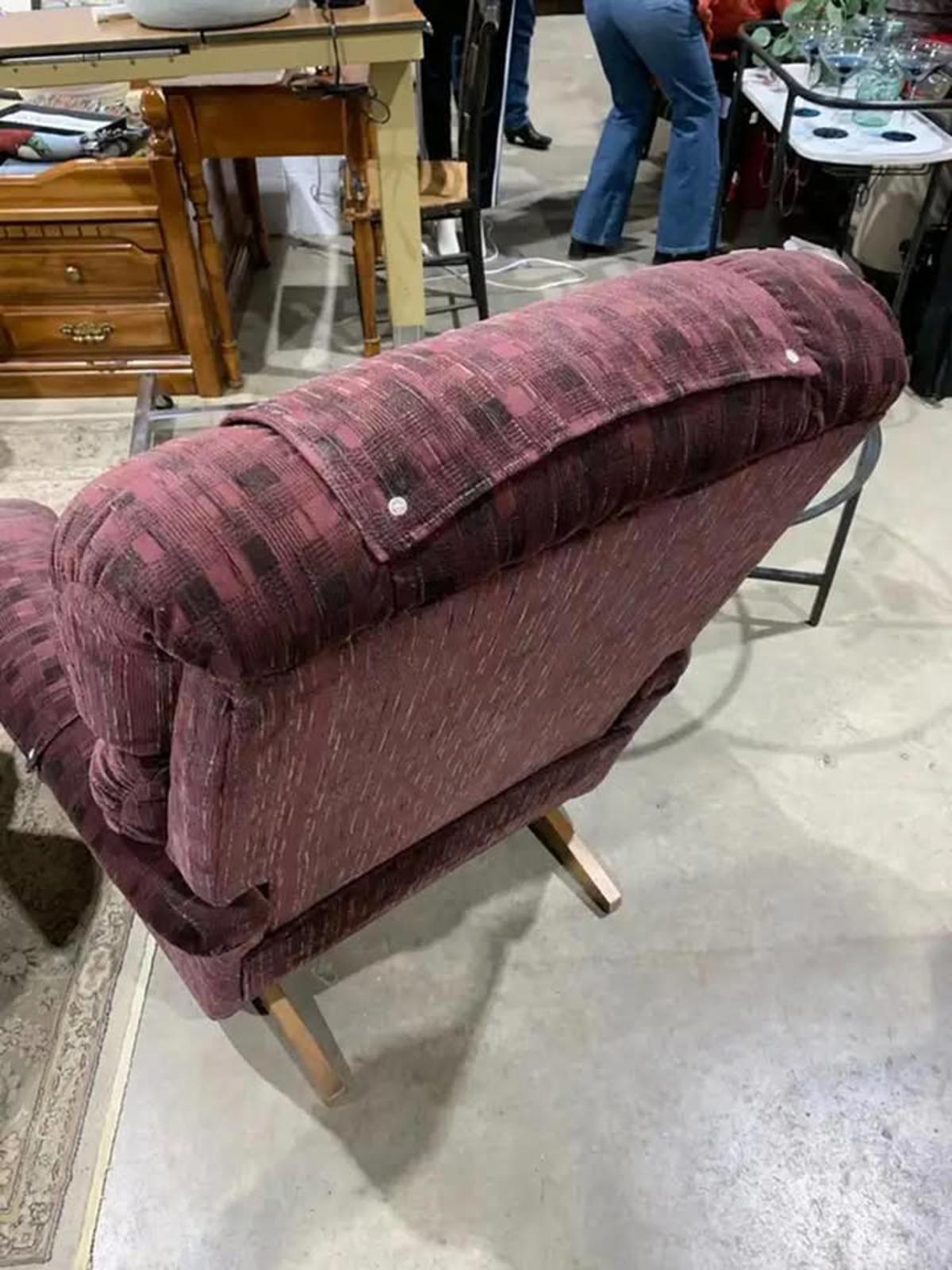 Canapé inclinable et fauteuil vintage de style Lazy-boy