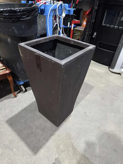 Tall Square Metal Planter