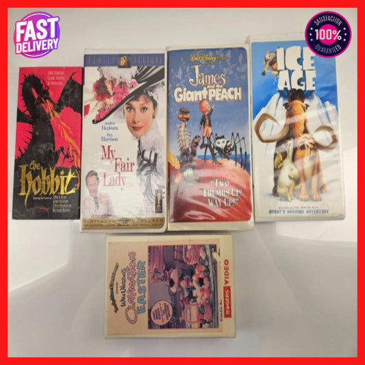 Classic VHS Lot of 6 - Misc Titles