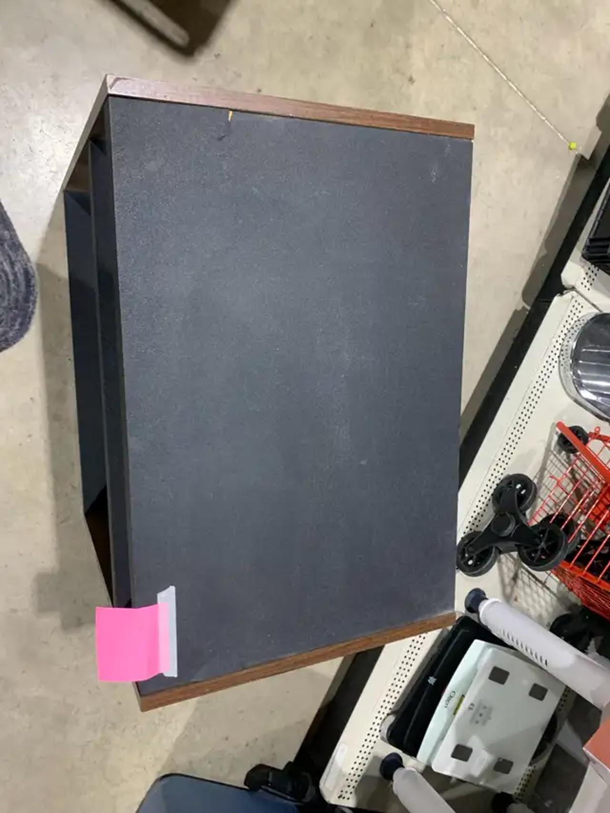 Dark wood and Black Shelf