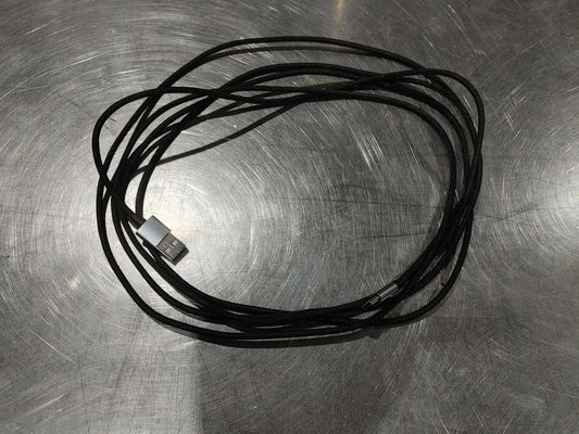 EXCELLENT CONDITION 10FT USBC to USBA Braided Black/Silver Cable for PC Mac