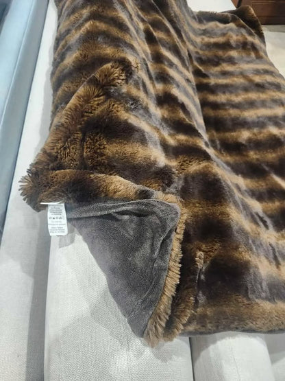 Max Cocos Faux Fur Throw Blanket
