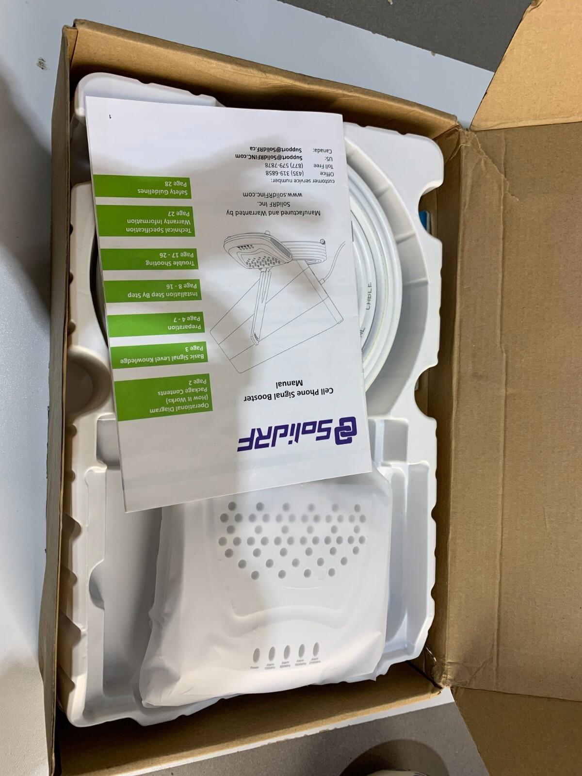 SolidRF 5-Band Cell Phone Booster for House Cottage 3G 4G LTE 5G