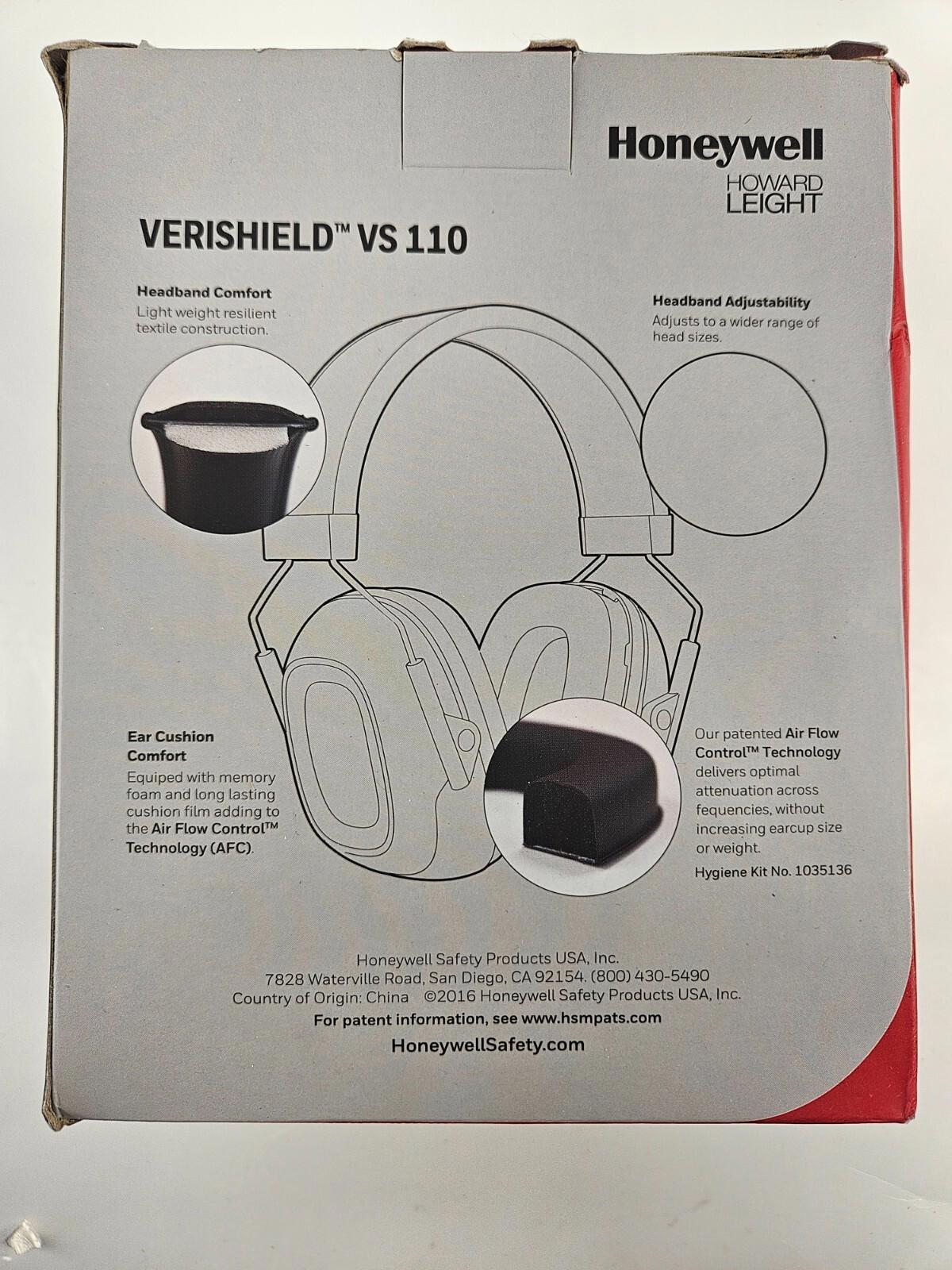 Honeywell Verishield VS 110 Earmuff