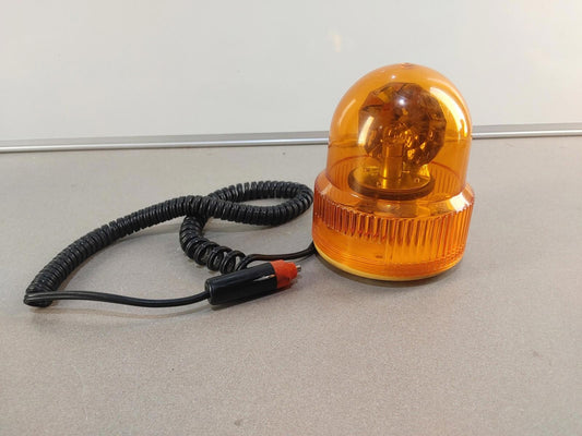 GOOD CONDITION 12v Magnetic Yellow Warning Light for Car Untested