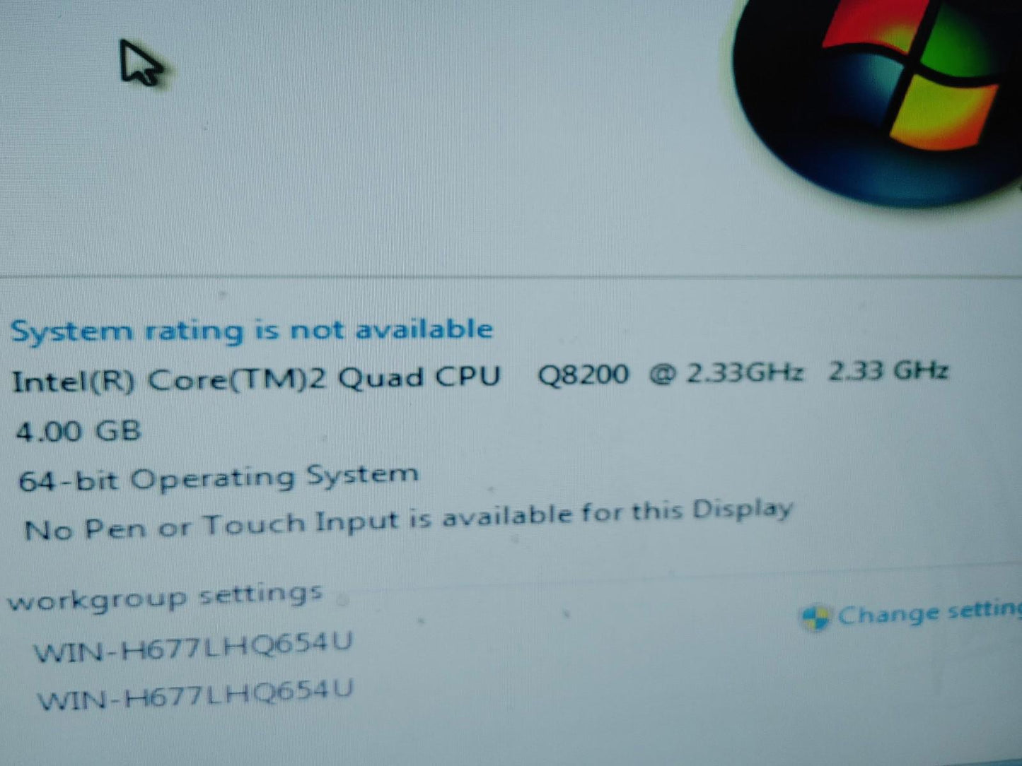 Gateway DX4820-05h C2D 2.33GHz 500GB HDD 4GB RAM HD 3450 GPU Win7 Black - Fair