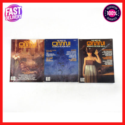 OMNI Vintage Magazine Best Of Issues 3, 4 & 6 - 1980s