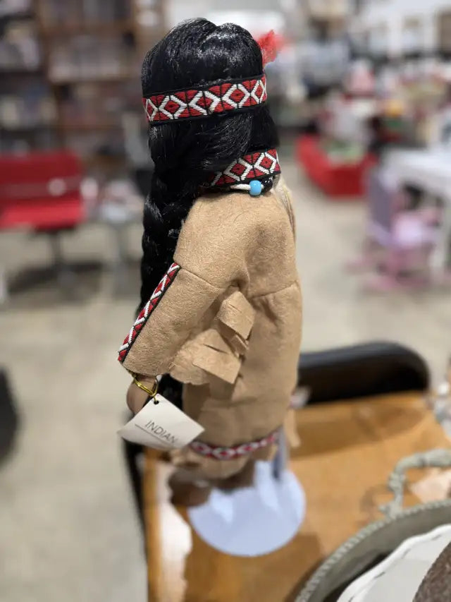 Native Doll With Stand
