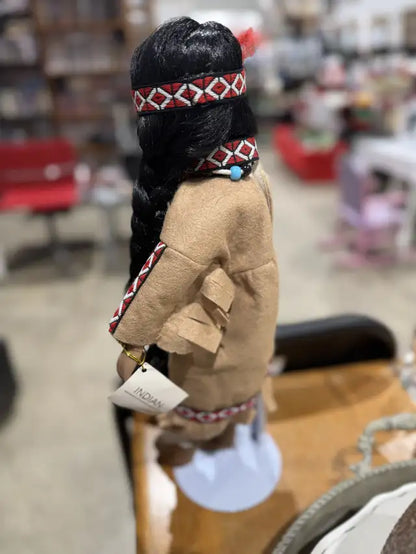 Native Doll With Stand