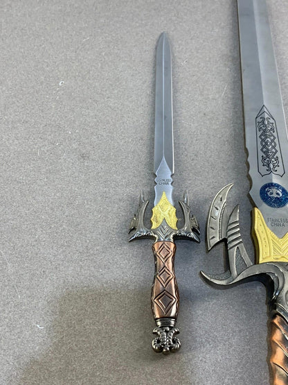 Two 17" & 10" Fantasy Darkness Short Swords.