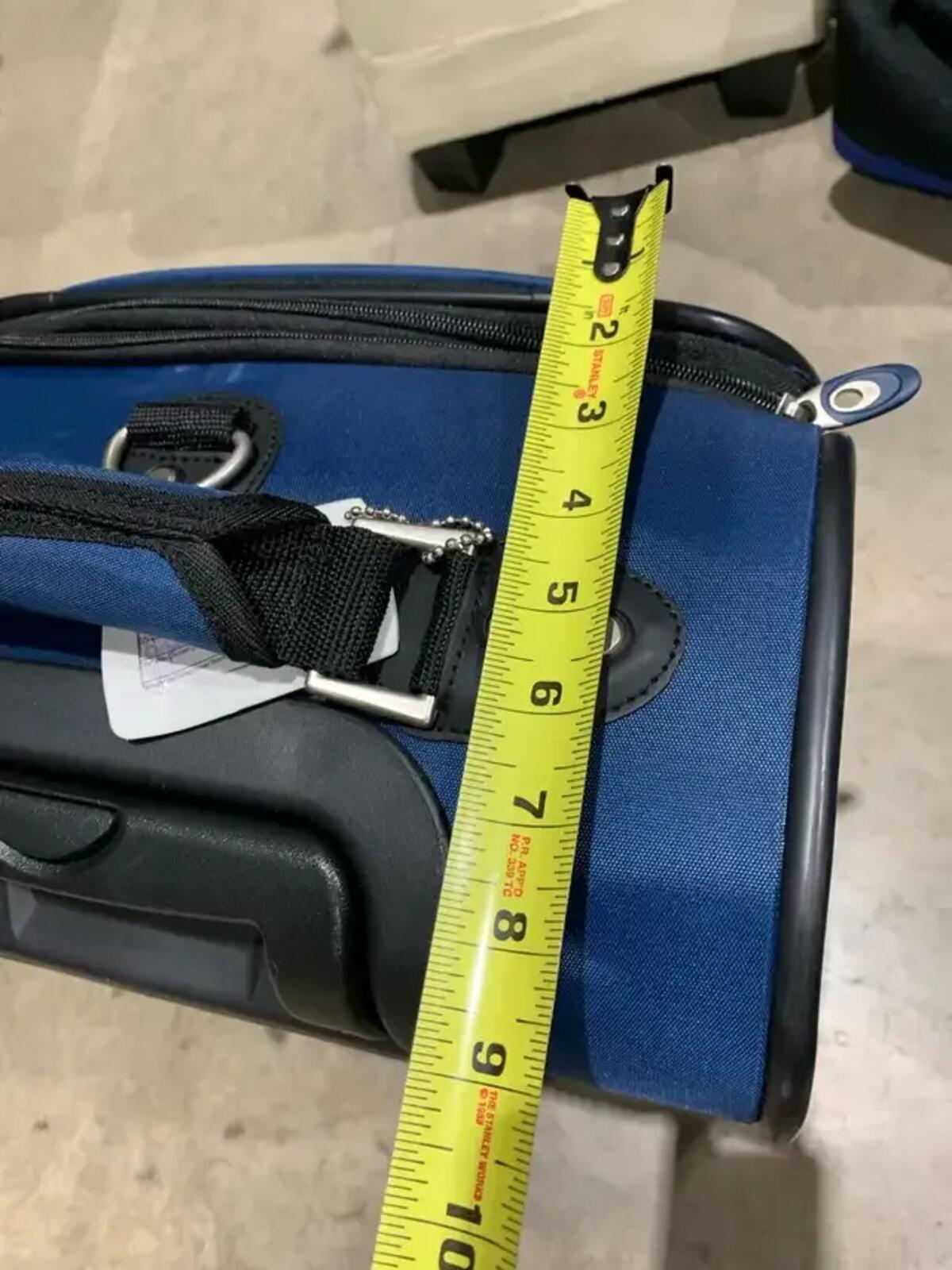 Blue American Tourister Carry-On Luggage