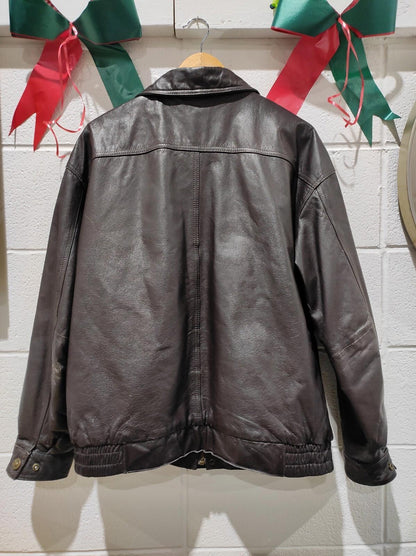 Vintage 90s Cricketeer Bomber Pilot Jacket Size L
